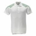 Polo-Shirt, Kurzarm Polo-shirt Gr. xl, weiss/grasgrün - Mascot