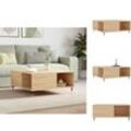 Couchtische - Living Couchtisch Sonoma-Eiche 80x80x36,5 cm Holzwerkstoff