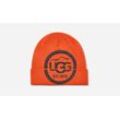 UGG® Beanie mit Berglogo für Herren in Orange Soda, Größe O/S, Wolle