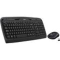 Logitech MK330 Funk Tastatur, Maus-Set Deutsch, QWERTZ Schwarz