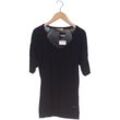 Oui Damen T-Shirt, schwarz, Gr. 36