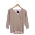 edc by Esprit Damen Langarmshirt, beige, Gr. 38