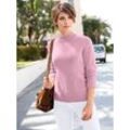 Stehkragenpullover CASUAL LOOKS "Pullover" Gr. 36, rosa (altrosé) Damen Pullover