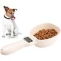 Messlöffel für Hunde, Wiegelöffel mit LCD-Display für Futter, Hundefutter, Katzen, Kaninchen, Vögel