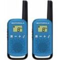 Motorola talkabout t42 blau walkie talkies 4km 16 Kanäle LCD-Bildschirm