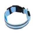 Ahlsen XS LED-Hundehalsband – verstellbares, über USB wiederaufladbares, leuchtendes Haustierhalsband, leuchtende Halsbänder für kleine Hunde und