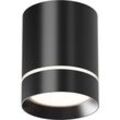 Maytoni - Deckenlampe Aufbauleuchte Wohnzimmerleuchte led Aluminium schwarz Deckenstrahler