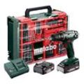 Akku-Bohrschrauber bs 18 Set + 2x 2 Ah Li-Ion im Karton (602207710) - Metabo