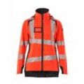 Mascot - Hard Shell Jacke, Damen, leichtem Futter Jacke Gr. 2XL, Hi-vis rot/schwarzblau