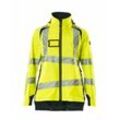 Mascot Hard Shell Jacke, Damen, leichtem Futter Jacke Gr. 3XL, hi-vis gelb/schwarzblau