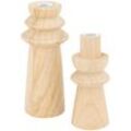 Set aus 2 kerzenhaltern uma holz h235cm - Atmosphera