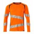 T-Shirt, langarm 19081-771-1418 Gr. xl hi-vis orange/dunkelanthrazit - Mascot