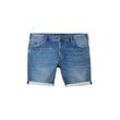 TOM TAILOR Herren Plus Size - Jeansshorts, blau, Uni, Gr. 42