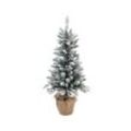 Evergreen LED-Weihnachtsbaum mit Jutetopf - Schwarz