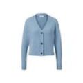 Grobstrick-Cardigan - Hellblau - Gr.: M