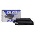 brother PC-201 schwarz Thermo-Druckfolie, 1 Rolle