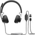 Logitech Zone Wired Microsoft Teams USB-Headset schwarz