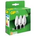 3 GP LED-Lampen Mini Candle E14 4,9 W matt