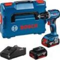 BOSCH Professional GSR 18V-45 Akku-Bohrschrauber-Set 18,0 V, mit 2 Akkus