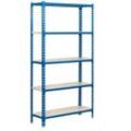 Simonrack Schwerlastregal SIMONCLICK 5 8435104907290 blau, weiß 90,0 x 30,0 x 180,0 cm