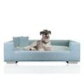 Rohrschneider ® Hundesofa, Hundebett für mittelgroße und grosse Hunde, inkl. 2x Dekokissen