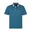 Kurzarmshirt HAJO "Kurzarm-Shirt" Gr. 52/54, blau (petrol) Herren Shirts