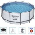 Frame Pool BESTWAY Steel Pro MAX Komplettset Rund Ø 366x122 cm