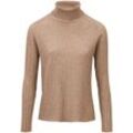 Rollkragen-Pullover aus 100% Schurwolle-Merino Peter Hahn braun