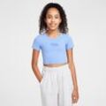 Nike Sportswear Crop-T-Shirt (Mädchen) - Blau