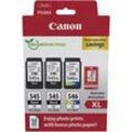 Canon PG-545XL + PG-545XL + CL-546XL photo value pack - Schwarz + 3 Farben - Druckerpatrone - Multipack