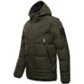 Steppjacke STONE HARBOUR "Romaan" Gr. XXL (56), grün (olivgrün) Herren Jacken gesteppte Winterjacke mit Kapuze