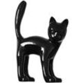 Katze-Figur Kuatéh Bastis 22X12X31 Schwarz