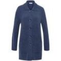 Long-Strickjacke include blau, 42