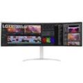 LG Electronics LG 49BQ95C-W 49Zoll 125cm Curved LED-Monitor EEK G (A - G) 124.5 cm (49 Zoll) 5120 x 1440 Pixel 32:9 5 ms HDMI®, DisplayPort, USB-C®, Kopfhörer