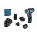 Bosch Professional MP GSR 12V-15 FC 06019F6006 Akku-Bohrschrauber 12 V Li-Ion inkl. 2. Akku, inkl. Ladegerät, inkl. Koffer