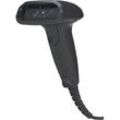 Manhattan 177672 USB-Kit Barcode-Scanner Kabelgebunden 1D CCD Schwarz Hand-Scanner USB