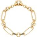 Armband LEONARDO "Mathilde Clip&Mix, 024267", gold (gelbgoldfarben), Armbänder, Damen, Edelstahl