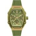 Multifunktionsuhr ICE-WATCH "ICE boliday - Alu Small MT" Armbanduhren grün (khaki) Damen Quarzuhr, Armbanduhr, Damenuhr, analog, Datum, 1224-Stunden-Anzeige