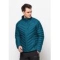 Daunenjacke JACK WOLFSKIN "PASSAMANI DOWN JKT M" Gr. S (48), blau (blau, coral) Herren Jacken