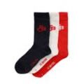 FC Bayern Socken 3er-Set FCB - Mehrfarbig - Kinder