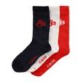 FC Bayern Socken 3er-Set FCB - Mehrfarbig