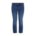 TOM TAILOR Damen Plus Size - Slim Jeans, blau, Gr. 54