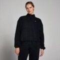 MP Damen Fleece mit 1/4-Reißverschluss und Trichterkragen – Schwarz - XL