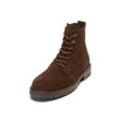 Stiefelette MARC O'POLO "aus edlem Velours-Rindleder" Gr. 42, braun Damen Schuhe