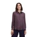 Longbluse BETTY BARCLAY "Betty Barclay Longbluse langarm", Damen, Gr. 36, bunt (lila, braun), Obermaterial: 100% Viskose., casual, lässig geschnitten normal, Langarm, Blusen