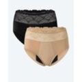 Protection Panty Medium Spitze, Duo