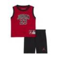 Jordan 23 Jersey 2-teiliges Trikot-Set für Babys (12–24 M) - Schwarz