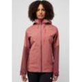 Funktionsjacke JACK WOLFSKIN "EAGLE PEAK 2L JKT W", Damen, Gr. L (42/44), rot (mineral, rot), Hauptmaterial: 100% Polyester (recycled); Kontrast: 100% Polyester (recycled); Futter: 100% Polyester (recycled), Jacken