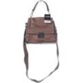 Abro Damen Handtasche, braun, Gr.