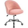 Yaheetech Bürostuhl Ergonomischer Schreibtischstuhl, höhenverstellbar Bürosessel, Homeoffice Stuhl mit Rollen, Drehstuhl bis 136 kg belastbar, für